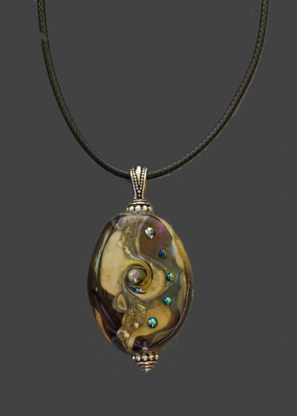 Nebula Focal Bead Pendnt